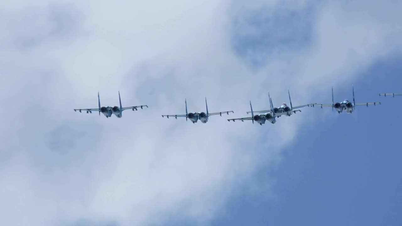 Stock Video Military Airplanes Doing Acrobatics In The Sk Animated Wallpaper