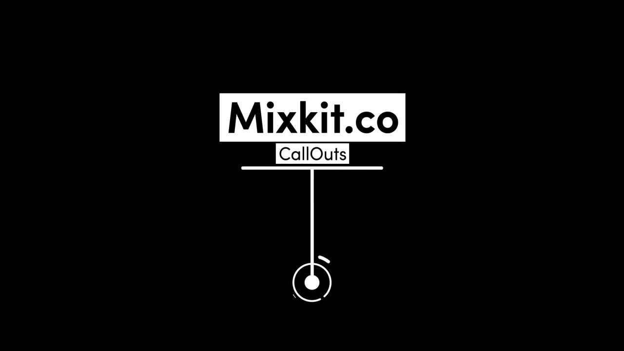 Stock Video Middle Focus Box Subheading Callou Animated Wallpaper