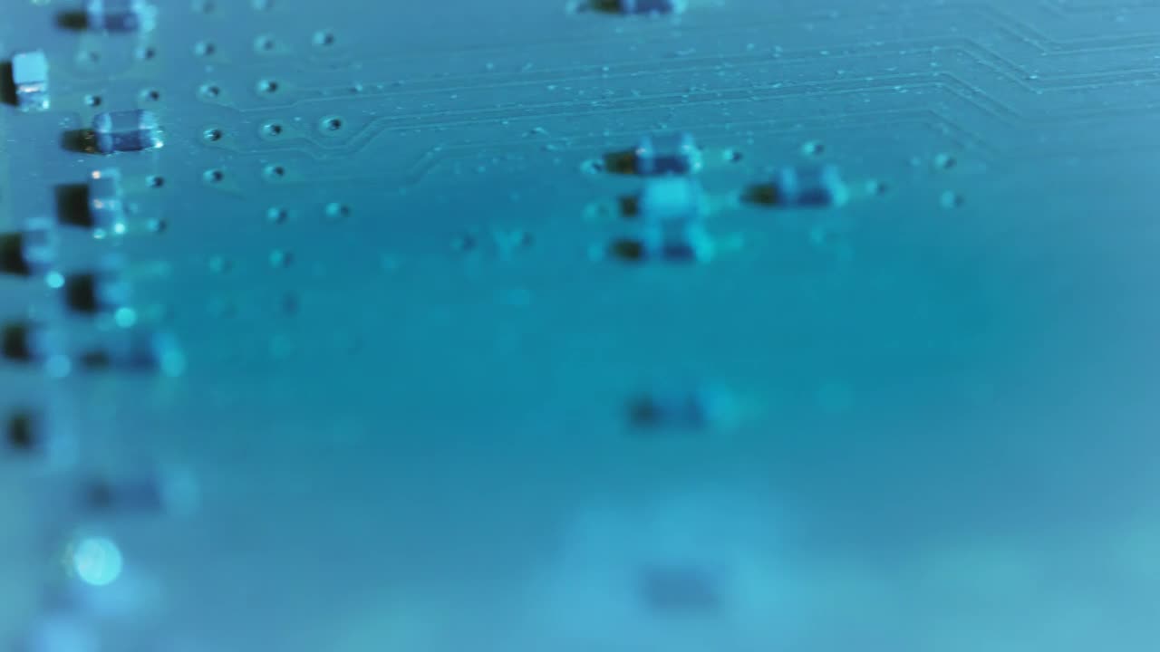Stock Video Microprocessor Macro Close U Animated Wallpaper