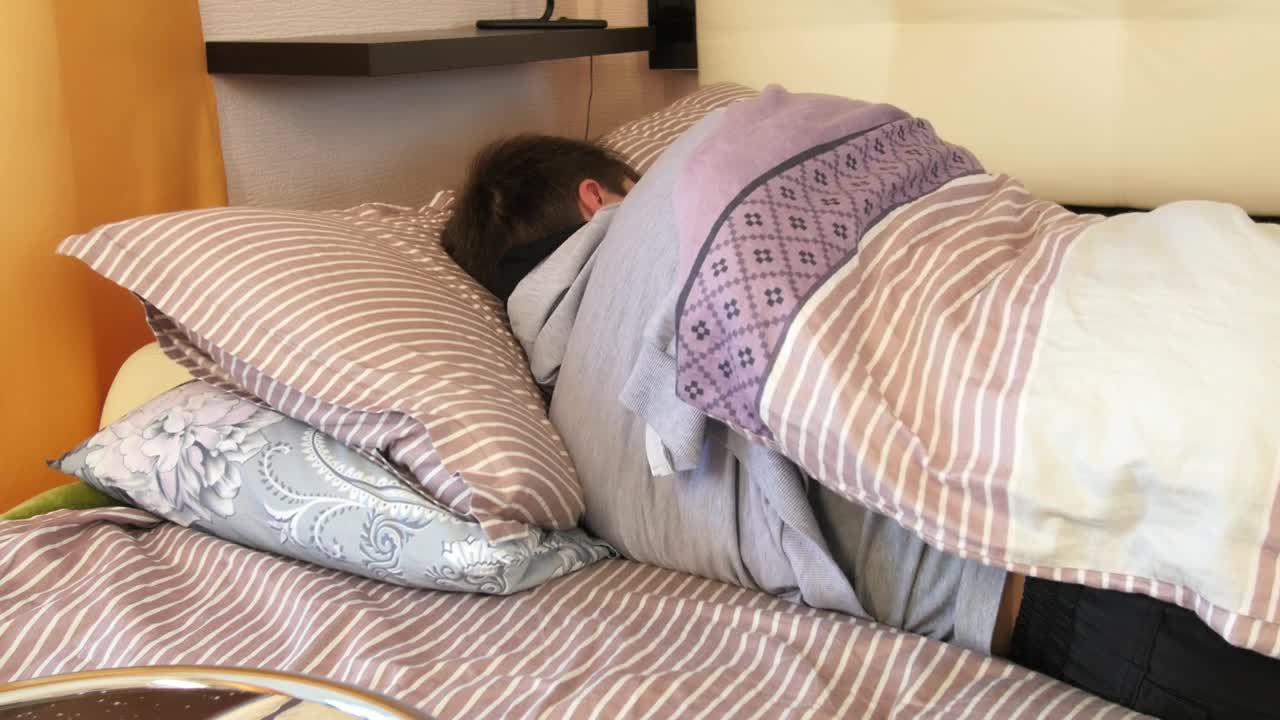 Stock Video Man Sleeping Through The Da Animated Wallpaper