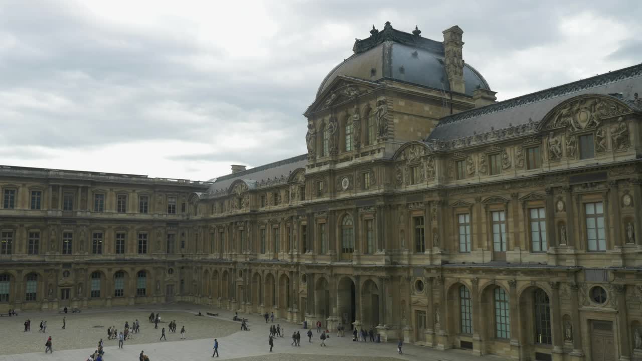 Stock Video Museum In Paris Live Wallpaper