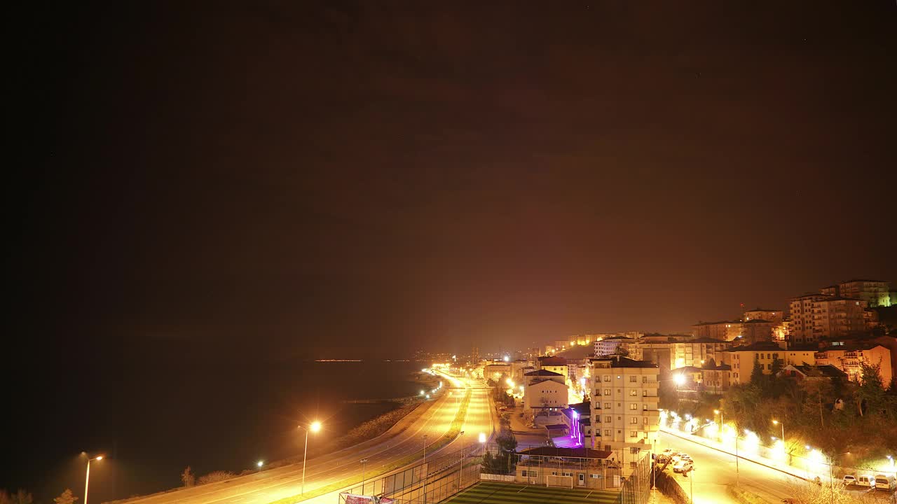 Stock Video Night To Day Time Lapse Of A City By The Live Wallpaper