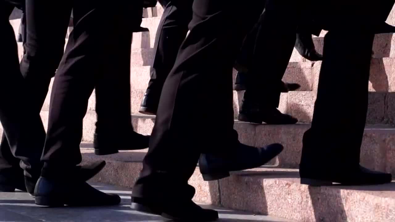 Stock Video People Walking Up The Stairs Live Wallpaper