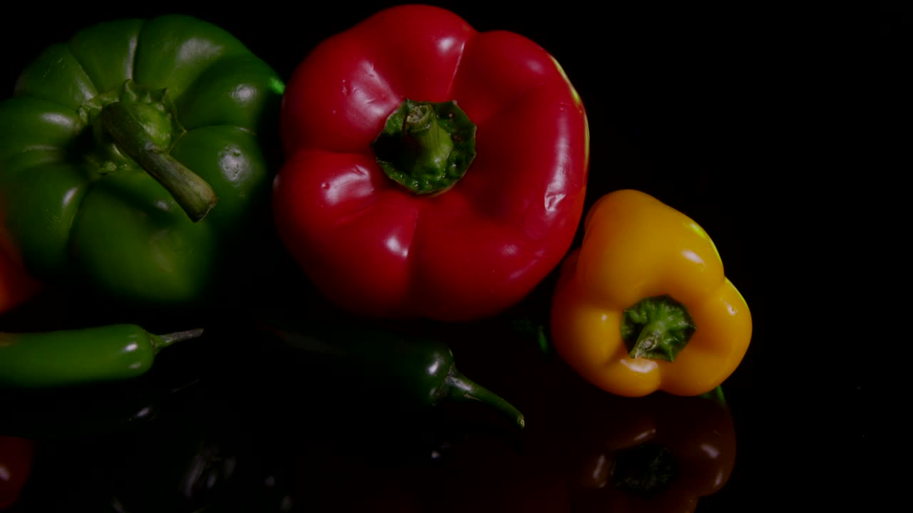 Stock Video Pepper Selection Live Wallpaper