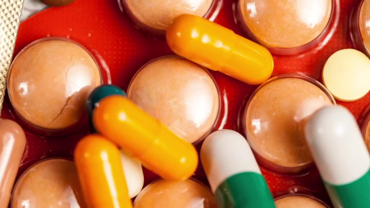 Video Stock Pharmacy Supplies Laid Out Live Wallpaper Free