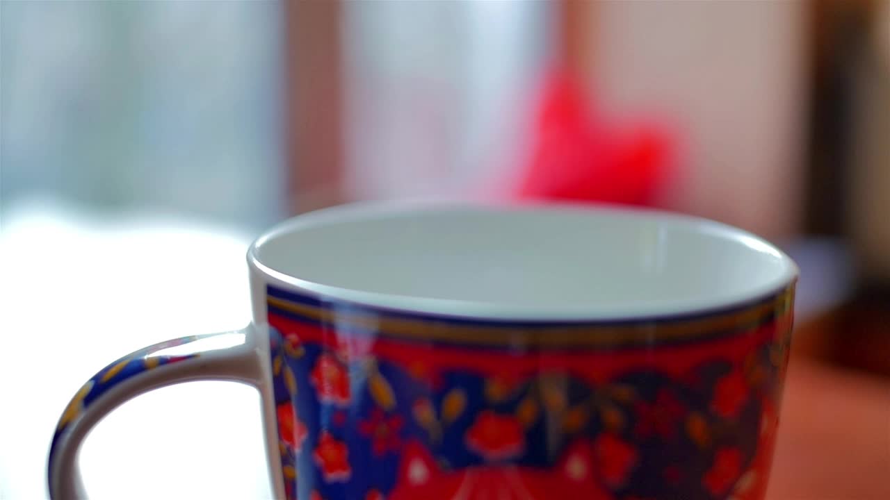 Video Stock Pouring Hot Water Into The Cup Live Wallpaper Free