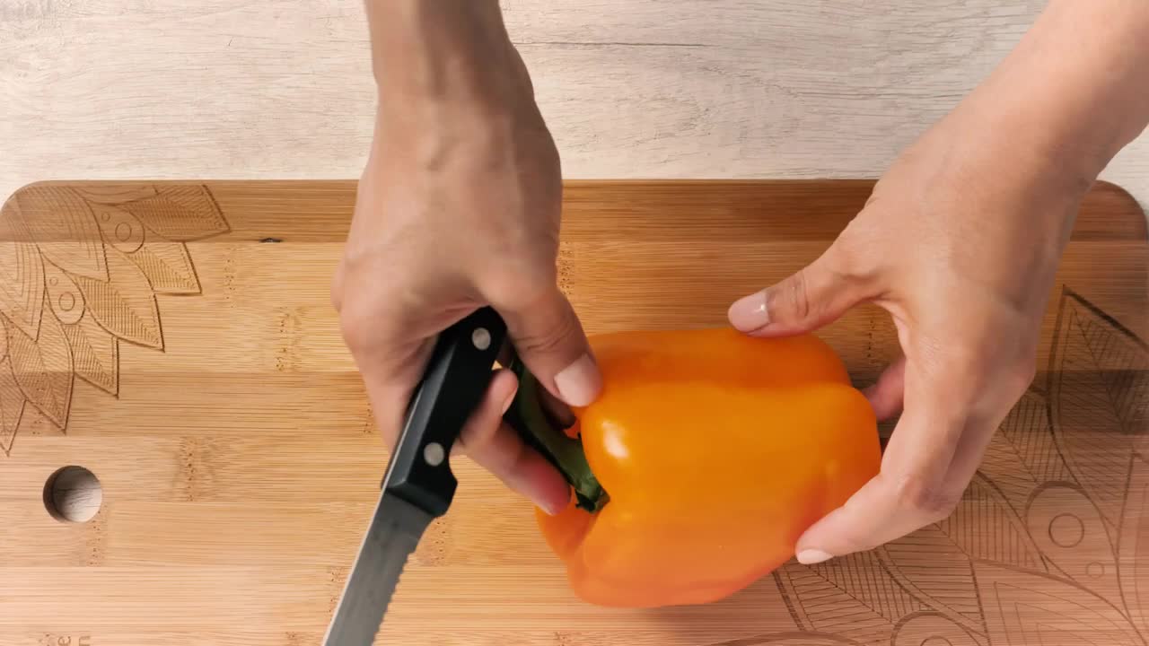 Video Stock Preparing Eggs With Pepper Live Wallpaper Free