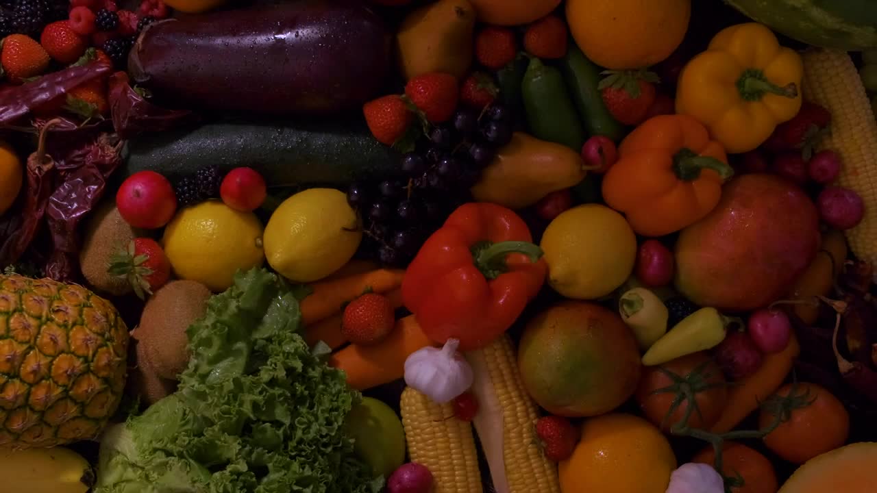 Video Stock Presentation Of Many Fruits And Vegetables Live Wallpaper Free