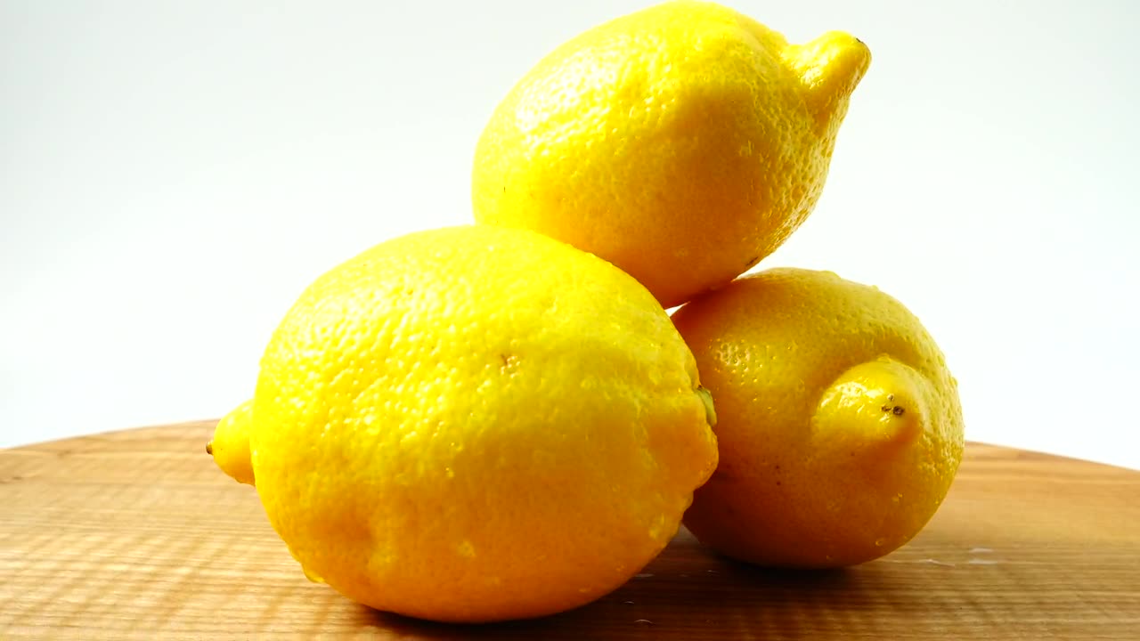 Video Stock Presentation Of Lemons On A Table Live Wallpaper Free