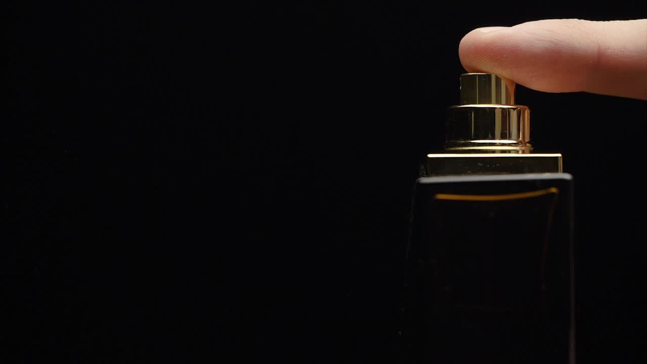 Video Stock Pressing Down On A Bottle Of Perfume Live Wallpaper Free