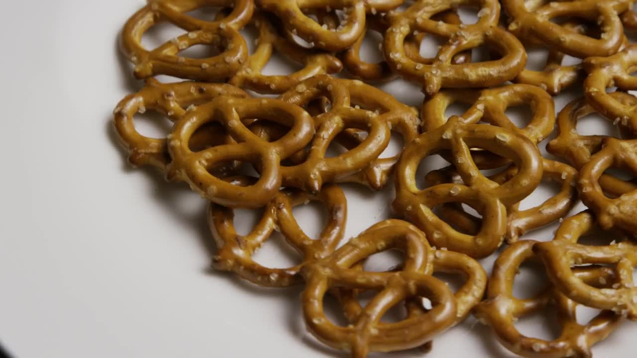 Video Stock Pretzel Snack Rotating Live Wallpaper Free