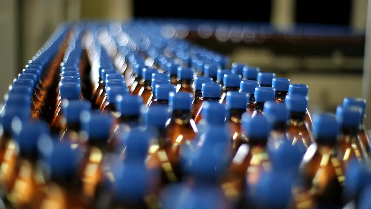 Video Stock Production Of Sodas In A Factory Live Wallpaper Free