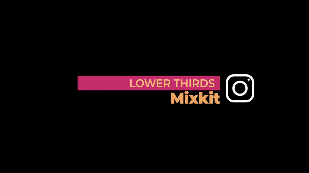 Free Stock Video Retro Instagram Lower Third Live Wallpaper