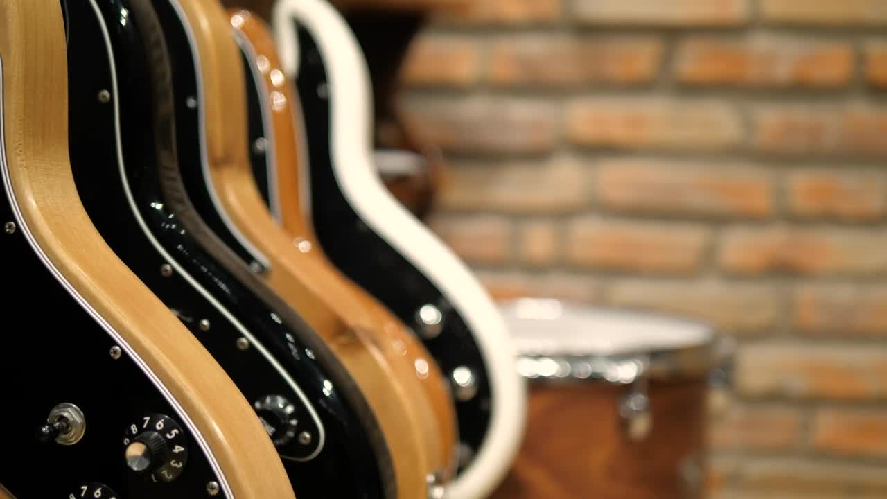 Free Stock Video Row Of Guitars Live Wallpaper