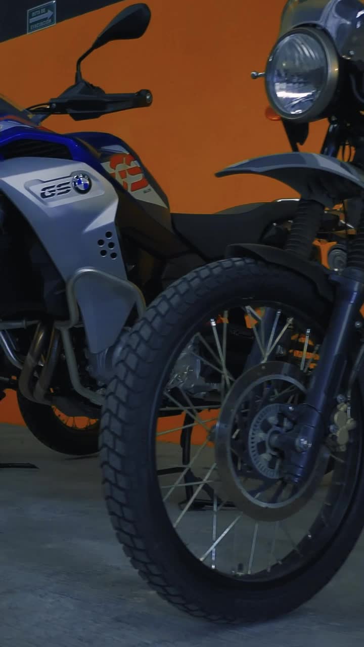 Free Stock Video Row Of Motorcycles In A Garage Live Wallpaper
