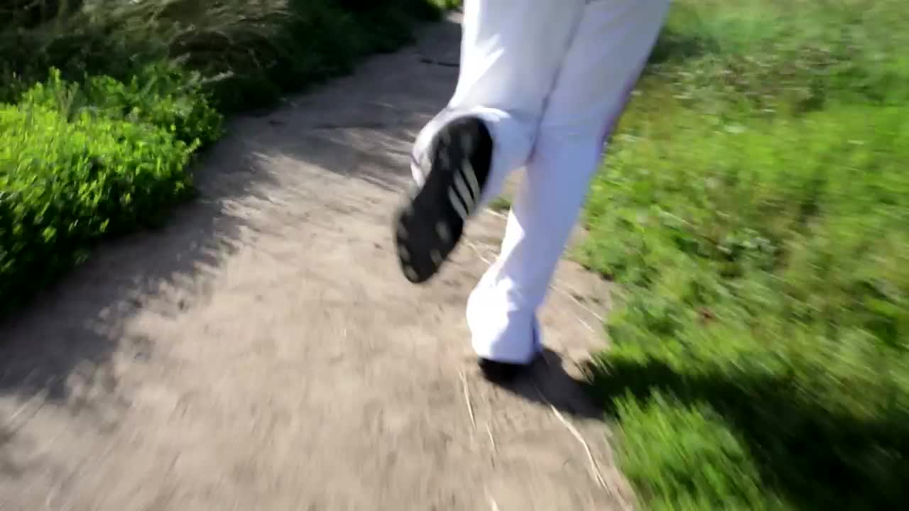 Free Stock Video Running Through A Town Park Live Wallpaper
