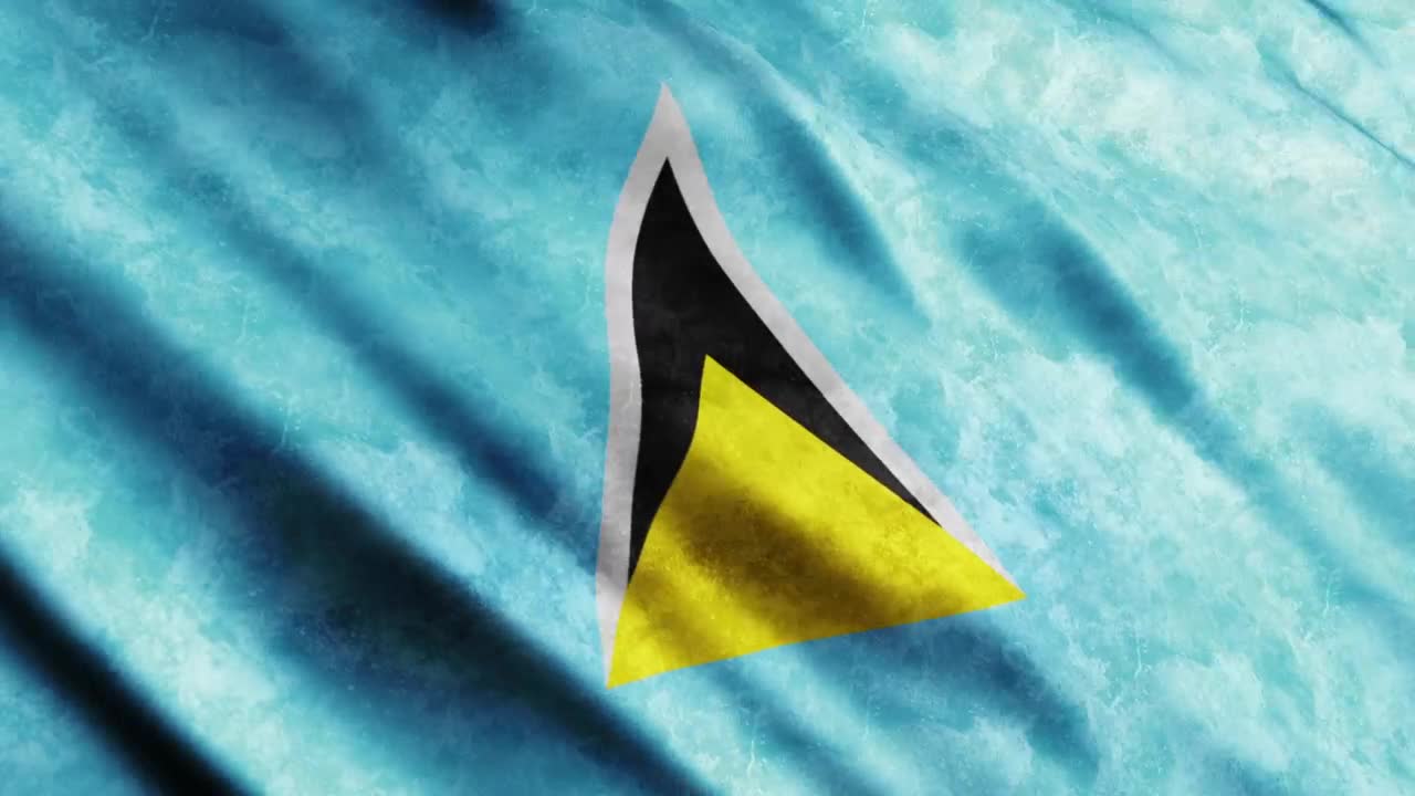Free Stock Video Saint Lucia D Render Faded Flag Live Wallpaper