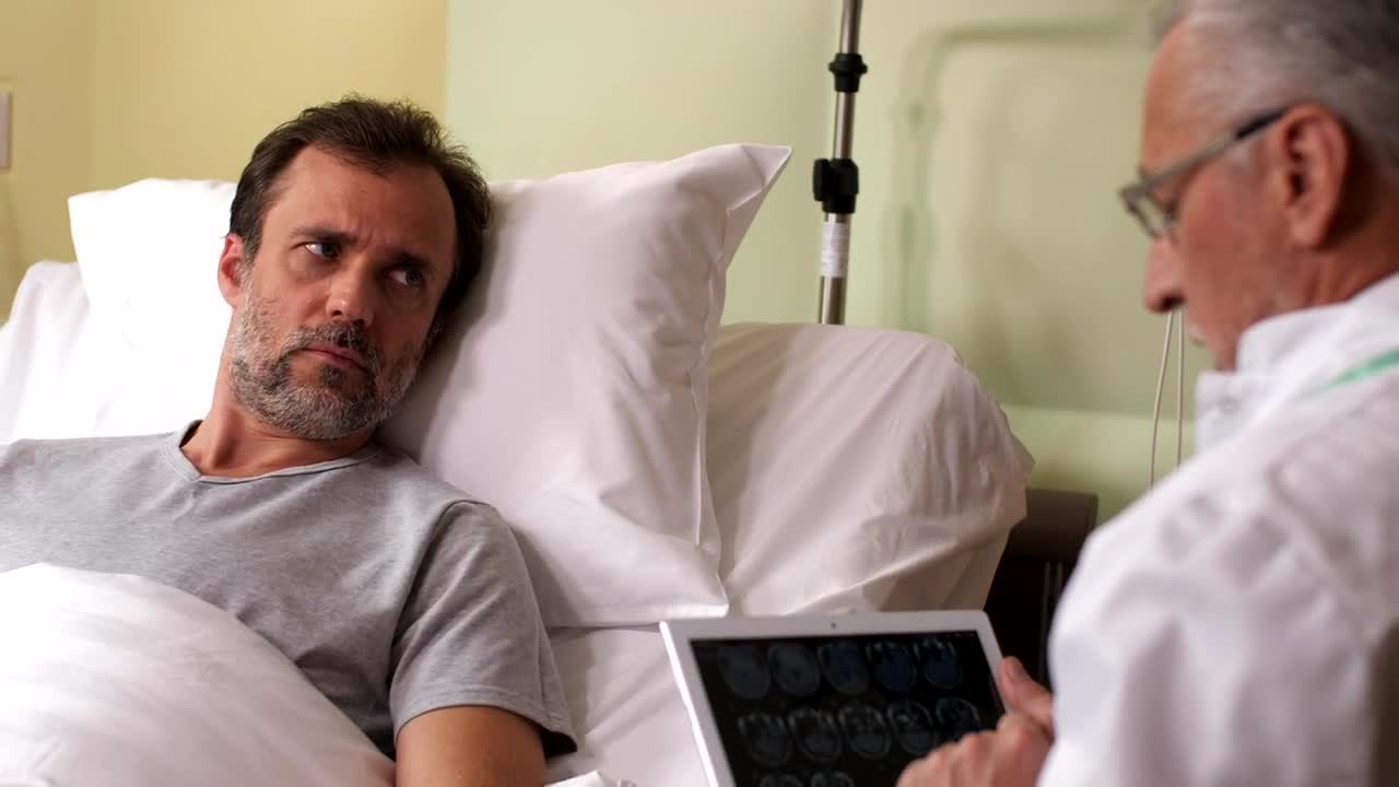 Free Stock Video Sick Man Waiting For His Doctor Live Wallpaper