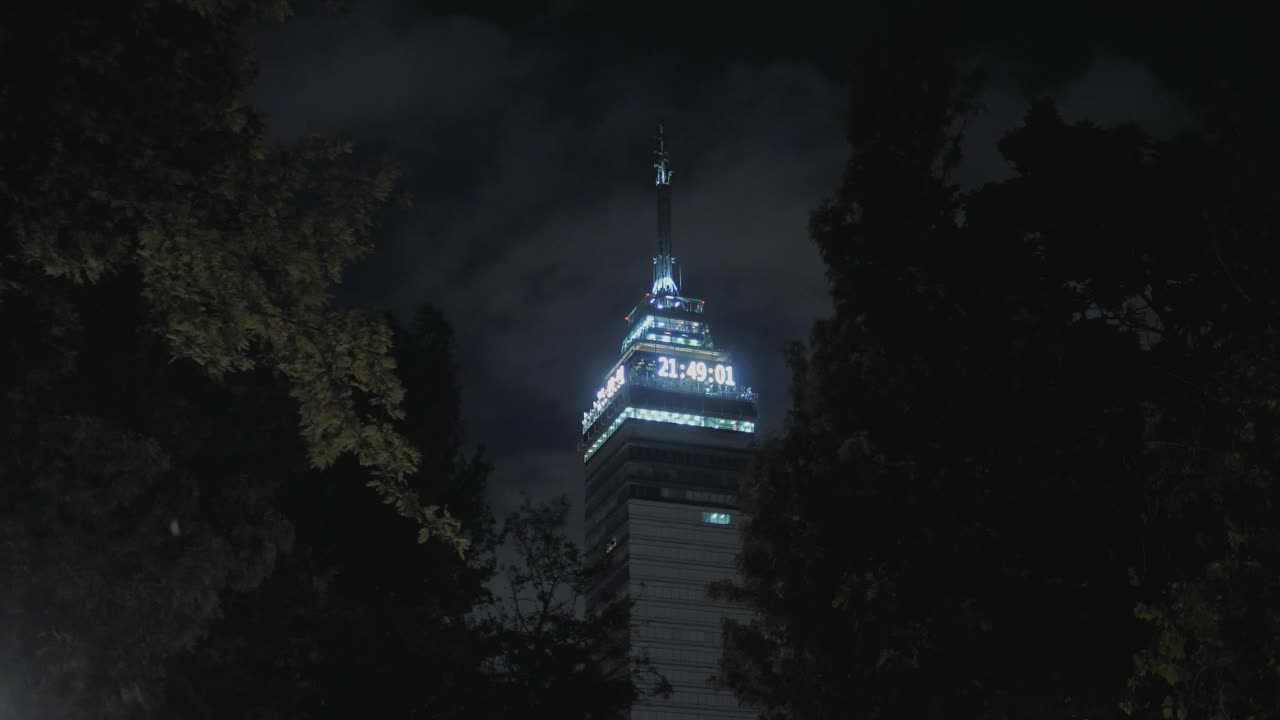 Free Video Stock Skyscraper At Night Live Wallpaper