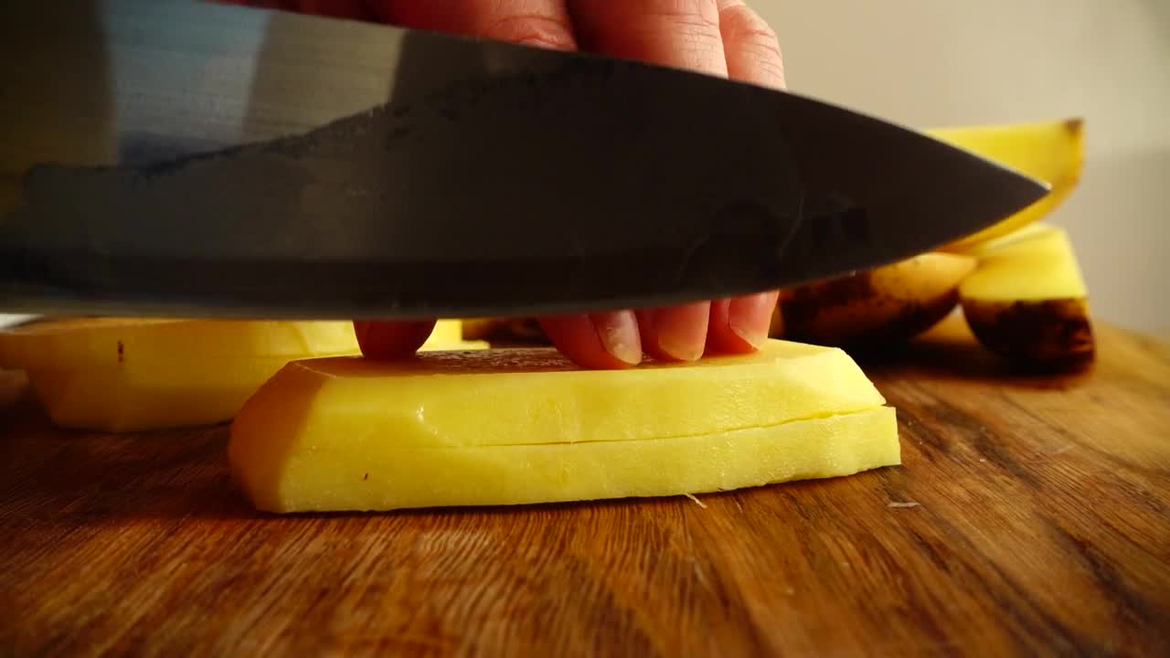 Free Video Stock Slicing French Fries Live Wallpaper