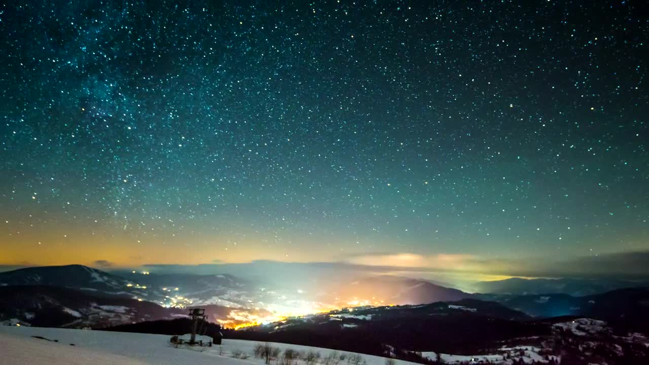 Free Video Stock Starry Sky Of The Milky Way Time Lapse Live Wallpaper