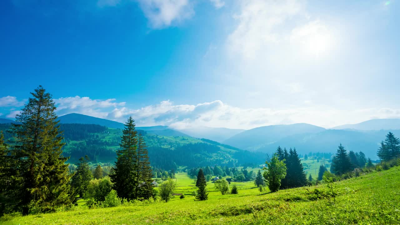 Free Video Stock Static Shot Of A Countryside Timelapse Live Wallpaper