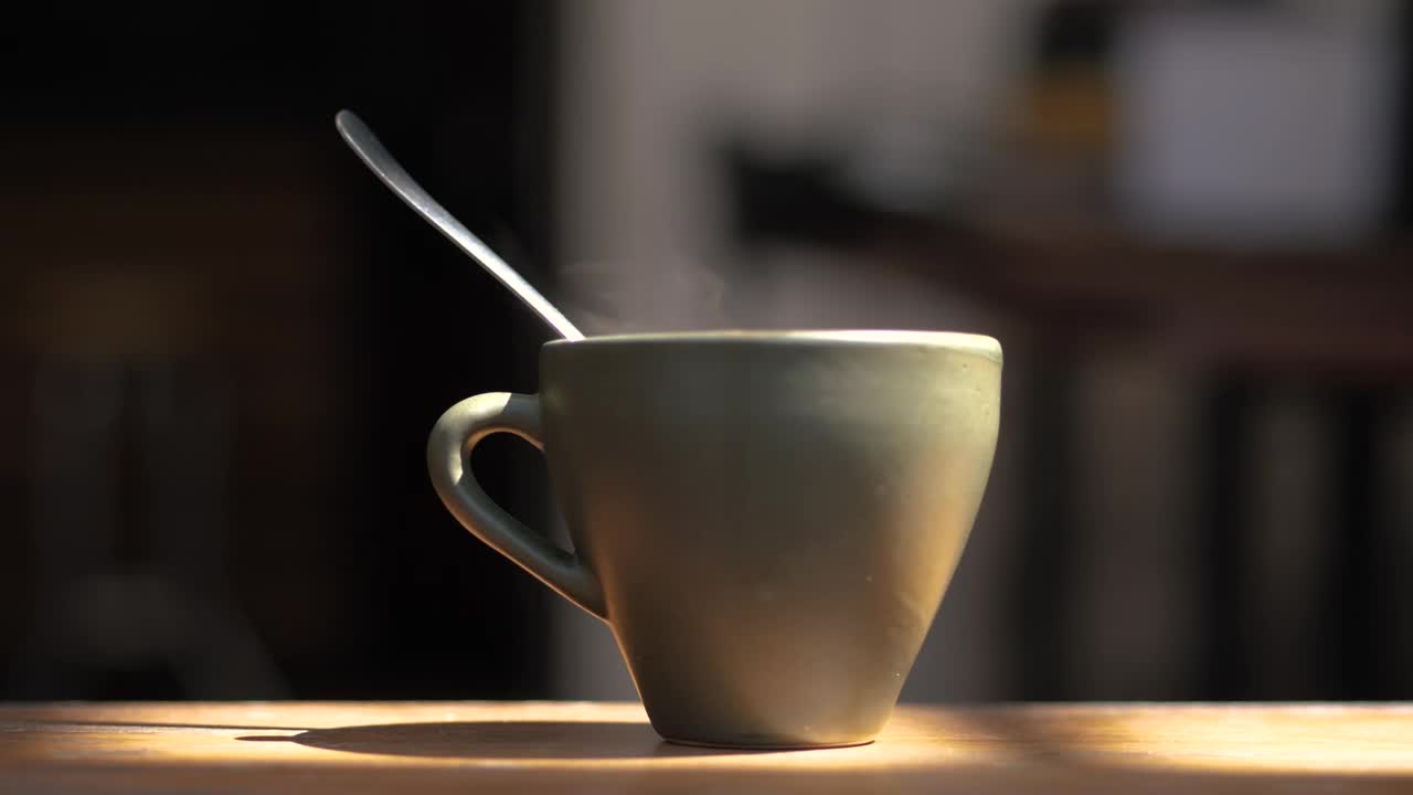 Free Video Stock Steaming Mug Live Wallpaper