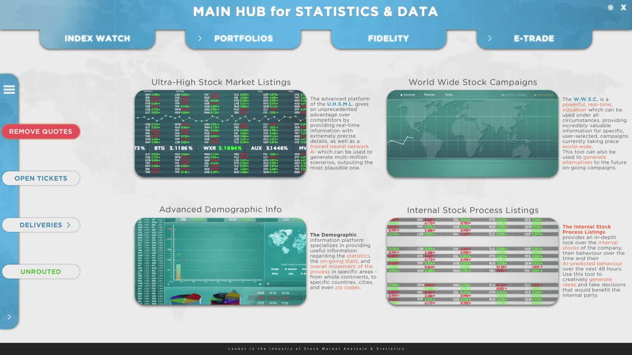 Free Video Stock Stock Market Software Screen Animation Mockup Live Wallpaper
