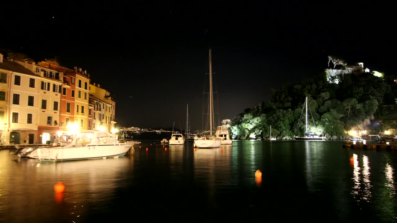 Free Video Stock tourist port in france at night Live Wallpaper