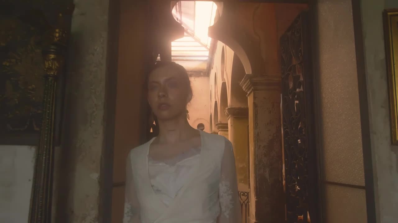 Free Stock Video Vintage Woman Walking To The Bed Room Live Wallpaper
