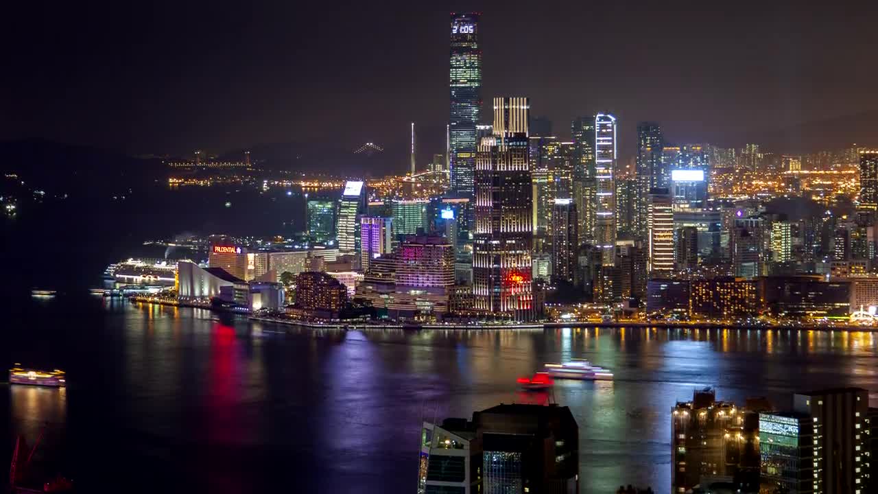 Free Stock Video Urban City Scape With Flashing Skyscraper Live Wallpaper