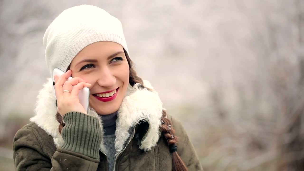 Free Stock Video Woman Receiving A Family Call At Christmas Live Wallpaper