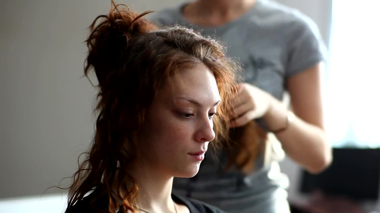   Stock Footage Woman At The Beauty Parlor Live Wallpaper