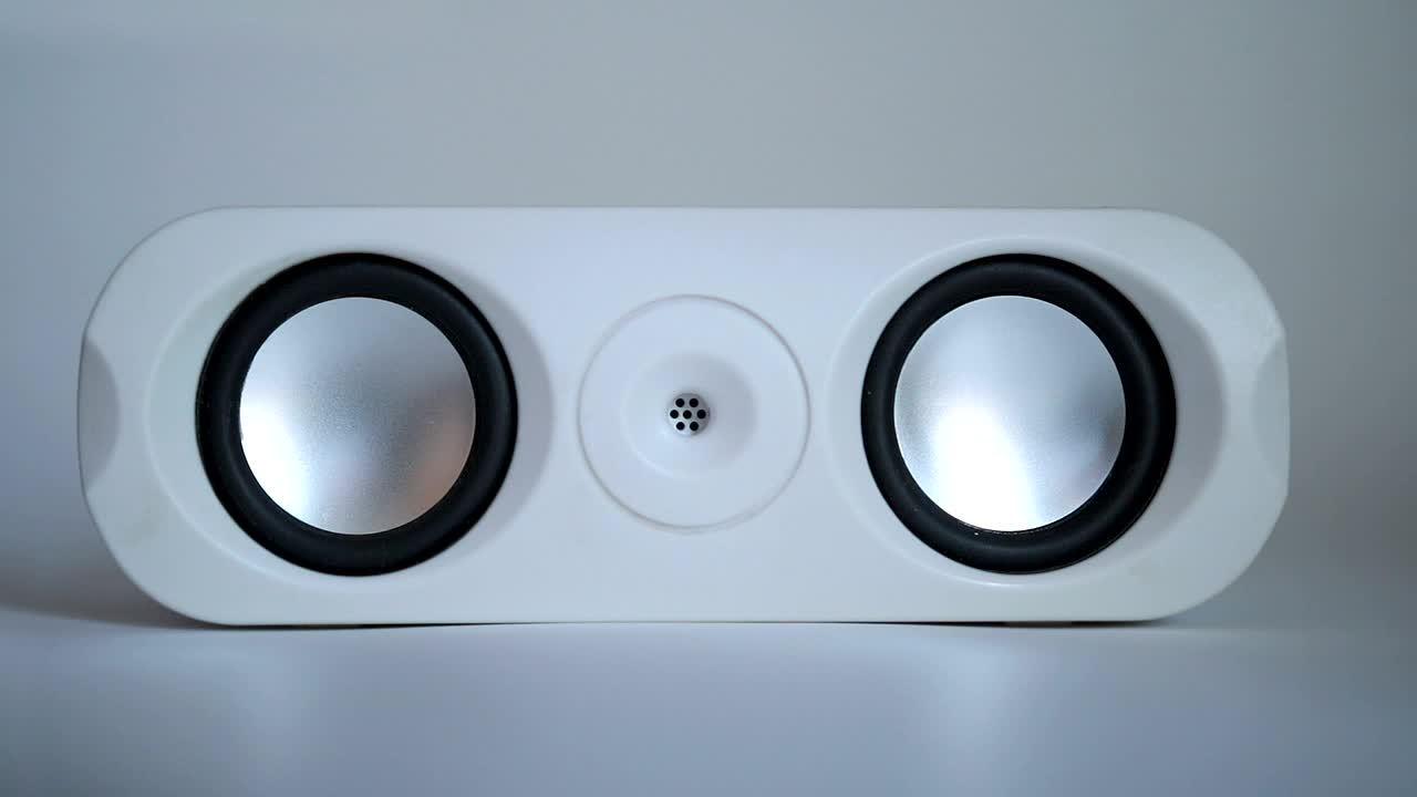   Stock Footage White Speakers Live Wallpaper