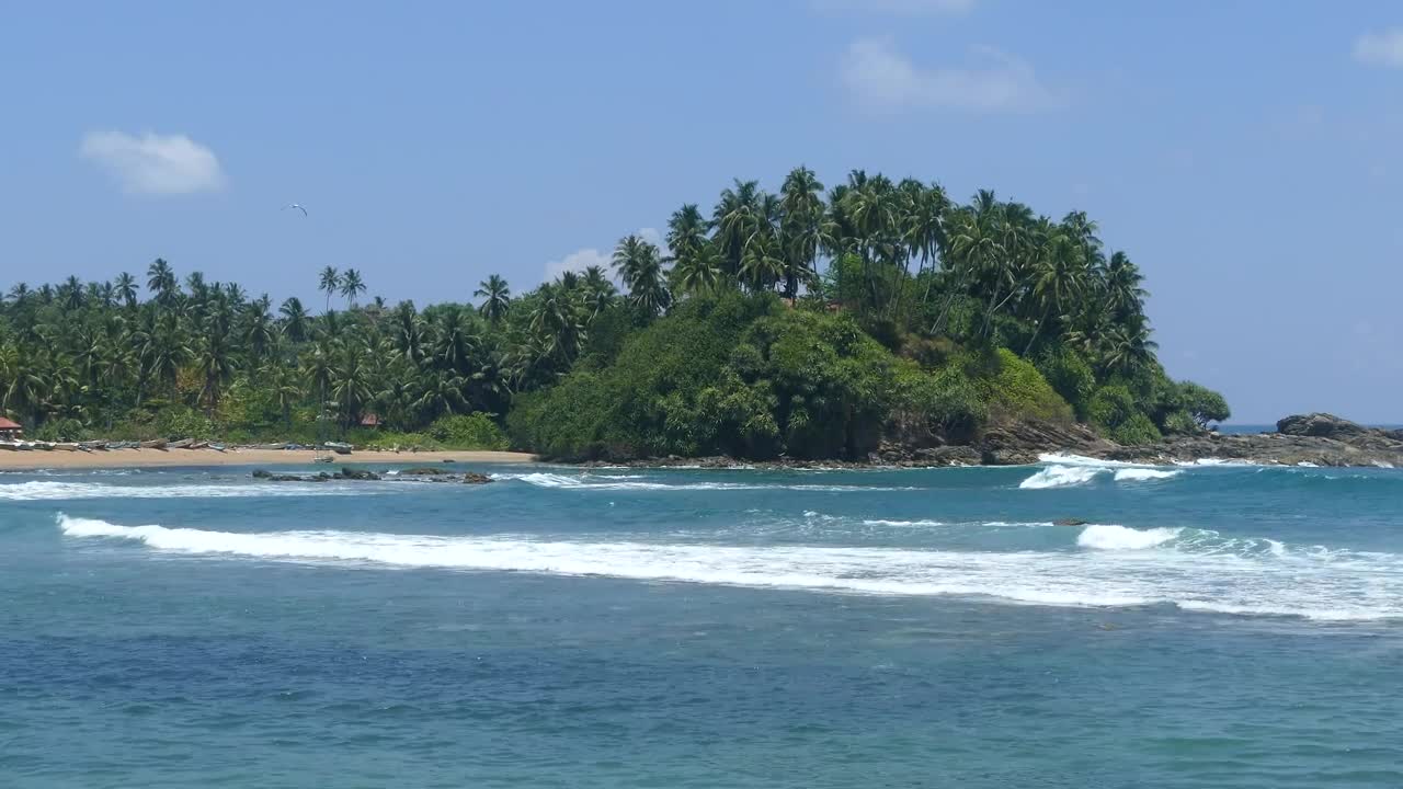   Stock Footage Waves Arriving At A Tropical Beach Live Wallpaper