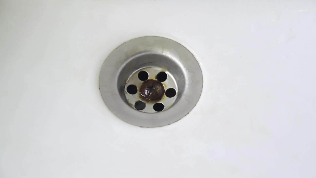   Stock Footage Water Draining Down A Sink Live Wallpaper