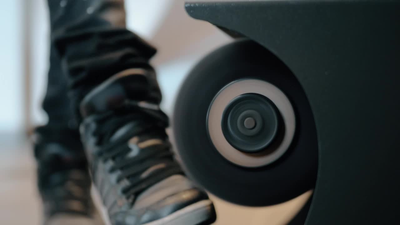   Stock Footage Using An Automatic Shoe Cleaner Live Wallpaper