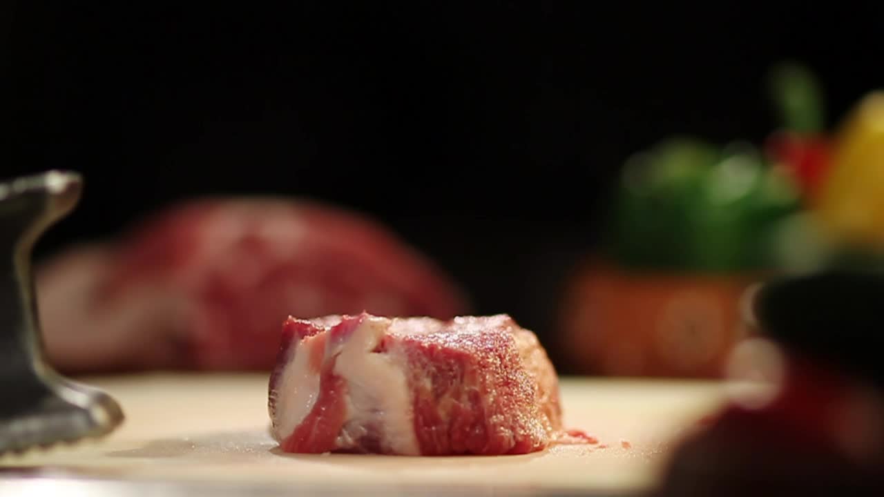   Stock Footage Using A Meat Tenderizer Live Wallpaper