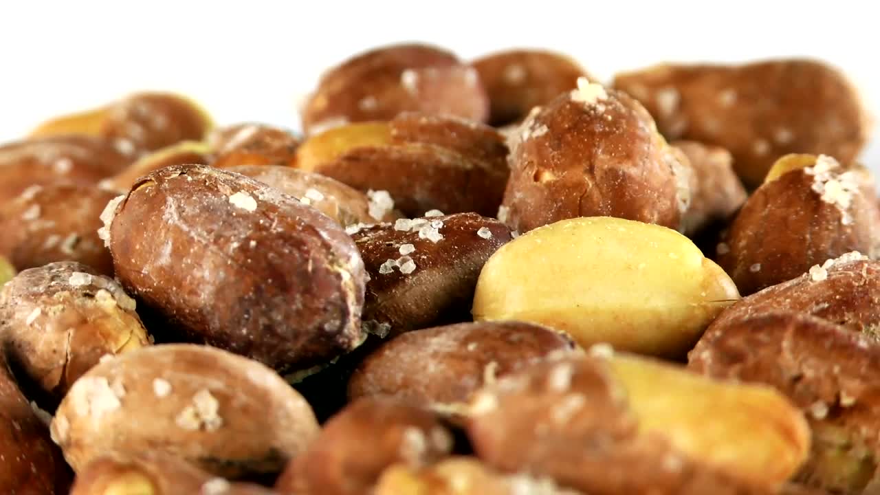   Stock Footage Unshelled Salted Peanuts Live Wallpaper