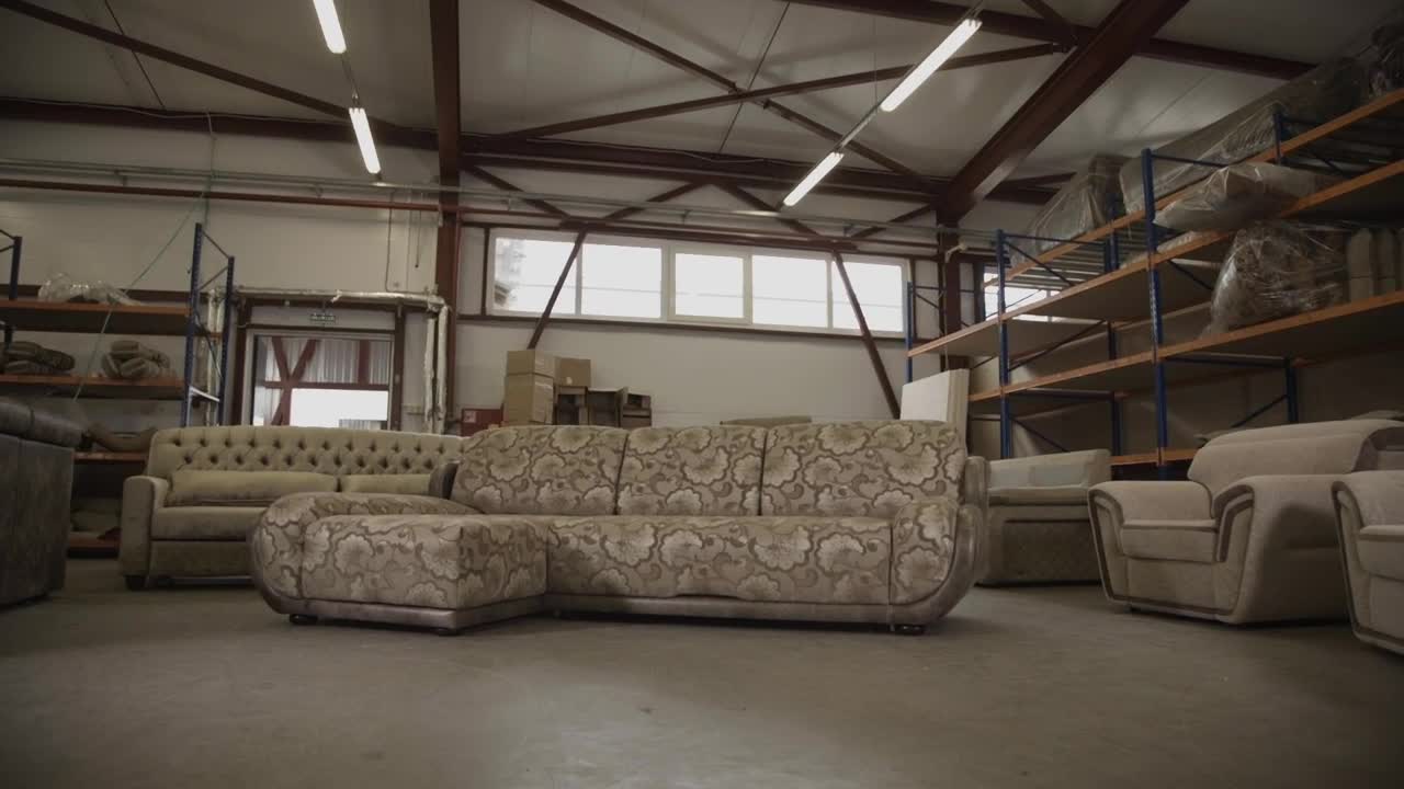 Stock Footage Woman In A Furniture Factory Live Wallpaper Free