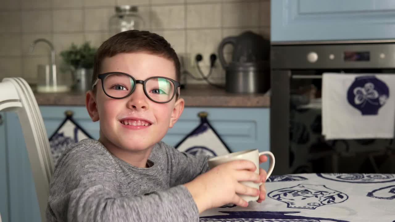Stock Footage Young Boy Drinking From A Cup Live Wallpaper Free