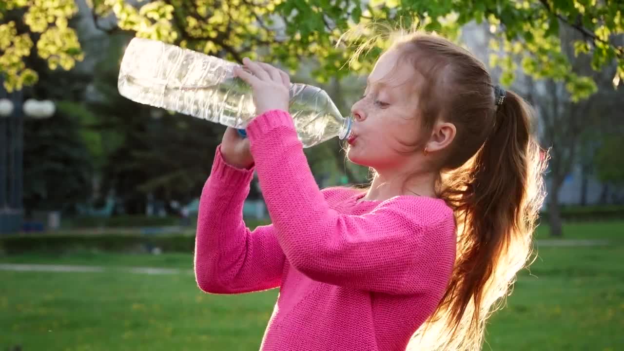 Stock Footage Young Child With A Water Bottle Live Wallpaper Free