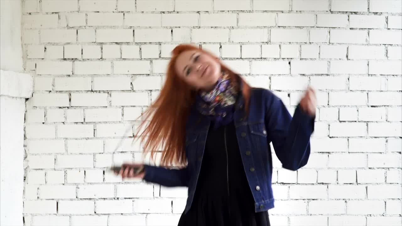 Stock Footage Woman Dancing With Her Phone Live Wallpaper Free