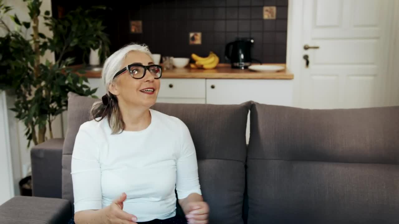 Stock Footage Woman Gives Thank You Hug To Elderly Mother Live Wallpaper Free