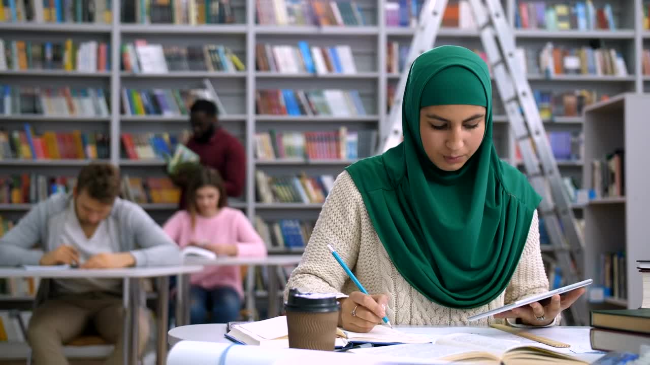 Stock Footage Young Woman Working On A Paper Live Wallpaper Free