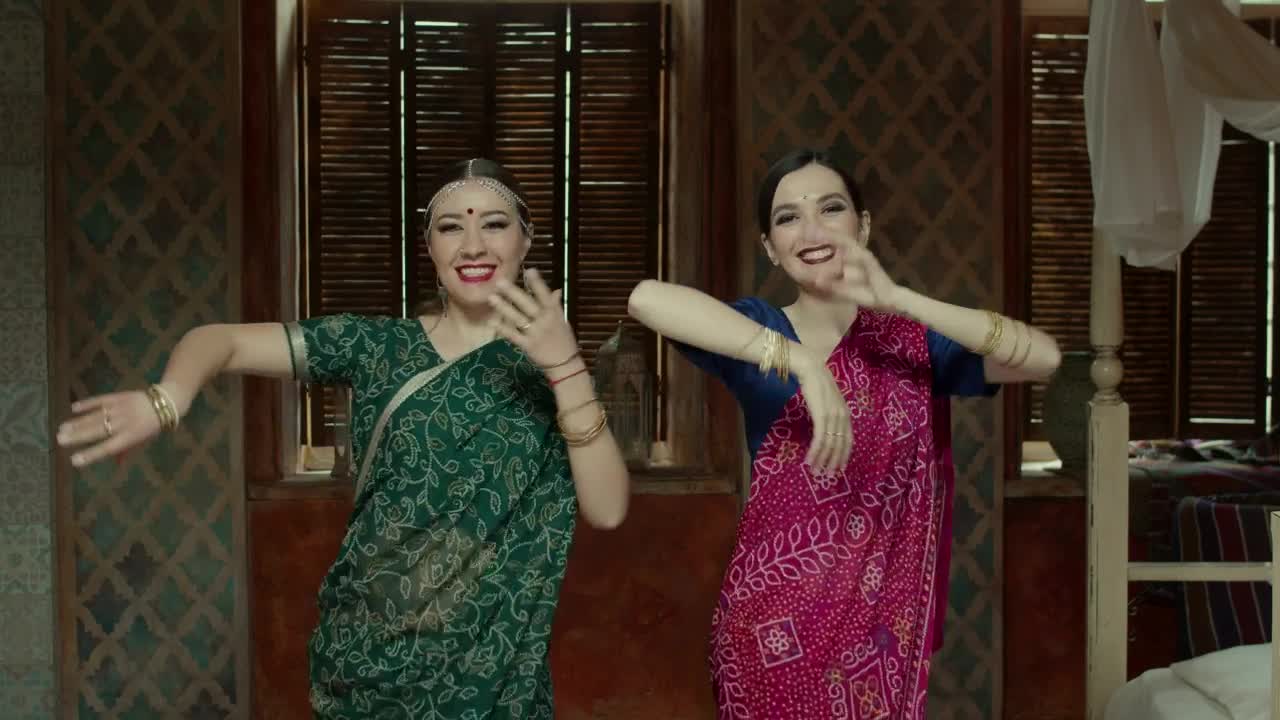 Stock Footage Women In A Hundu Dress Dancing Slowly Live Wallpaper Free