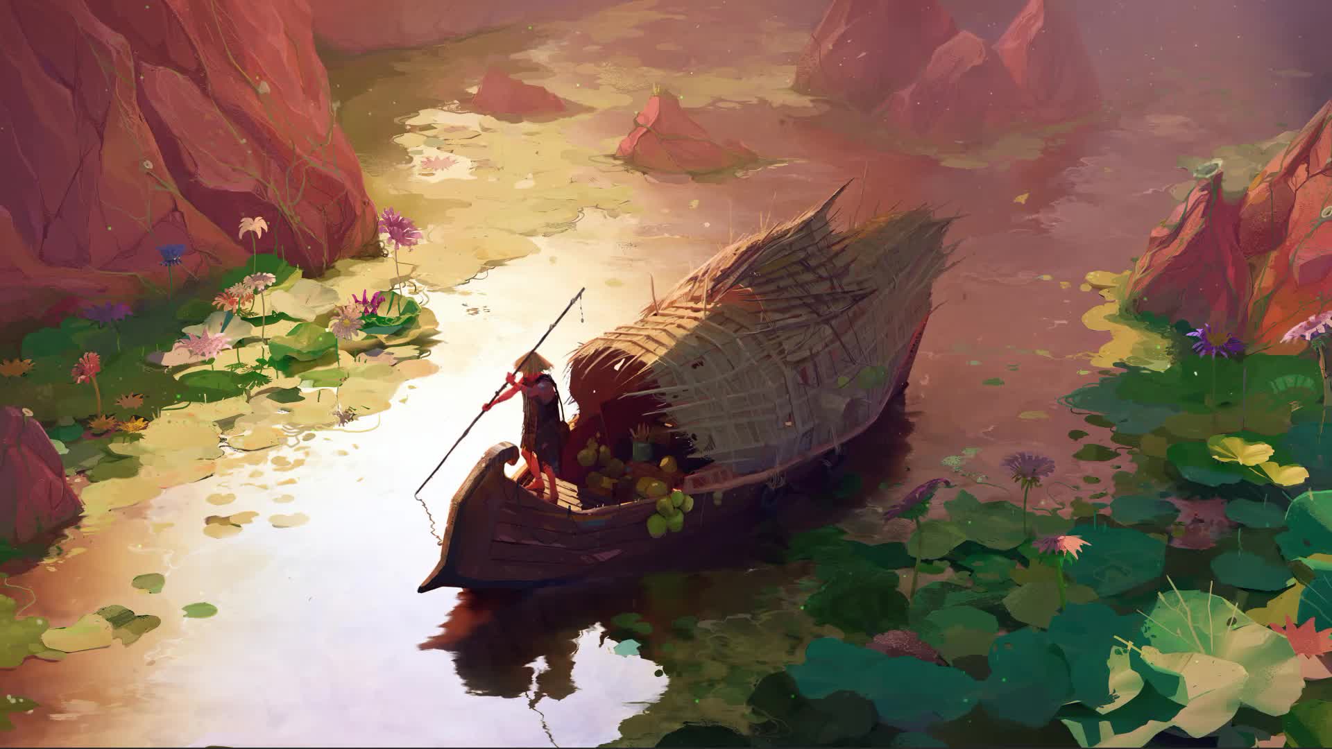 Lily River by George Live Wallpaper