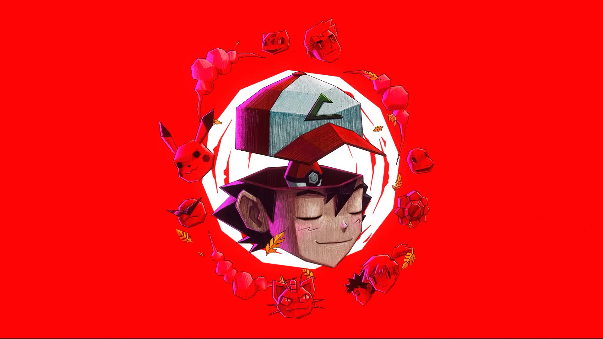 Pokemon Ash Live Wallpaper Red