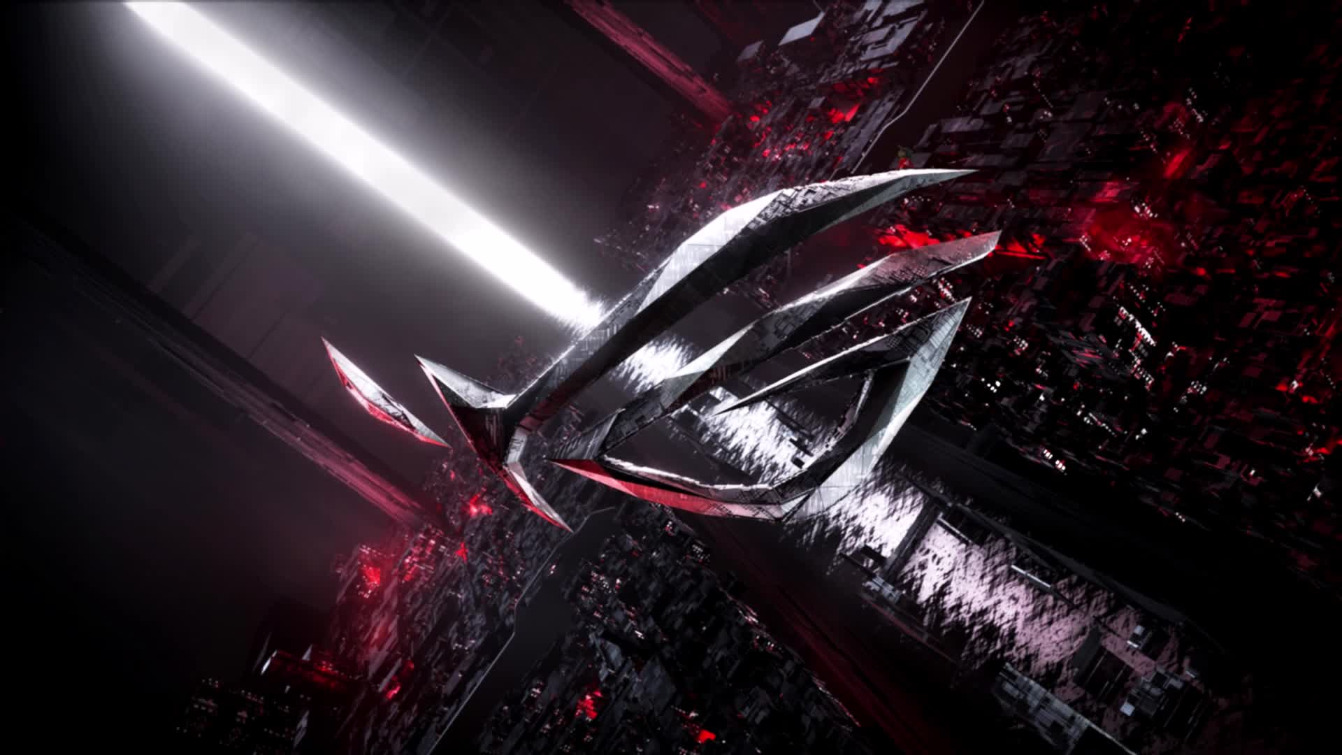 Fond Ecran Anime Asus Rog Logo Pulsions Slow Lively Wallpaper