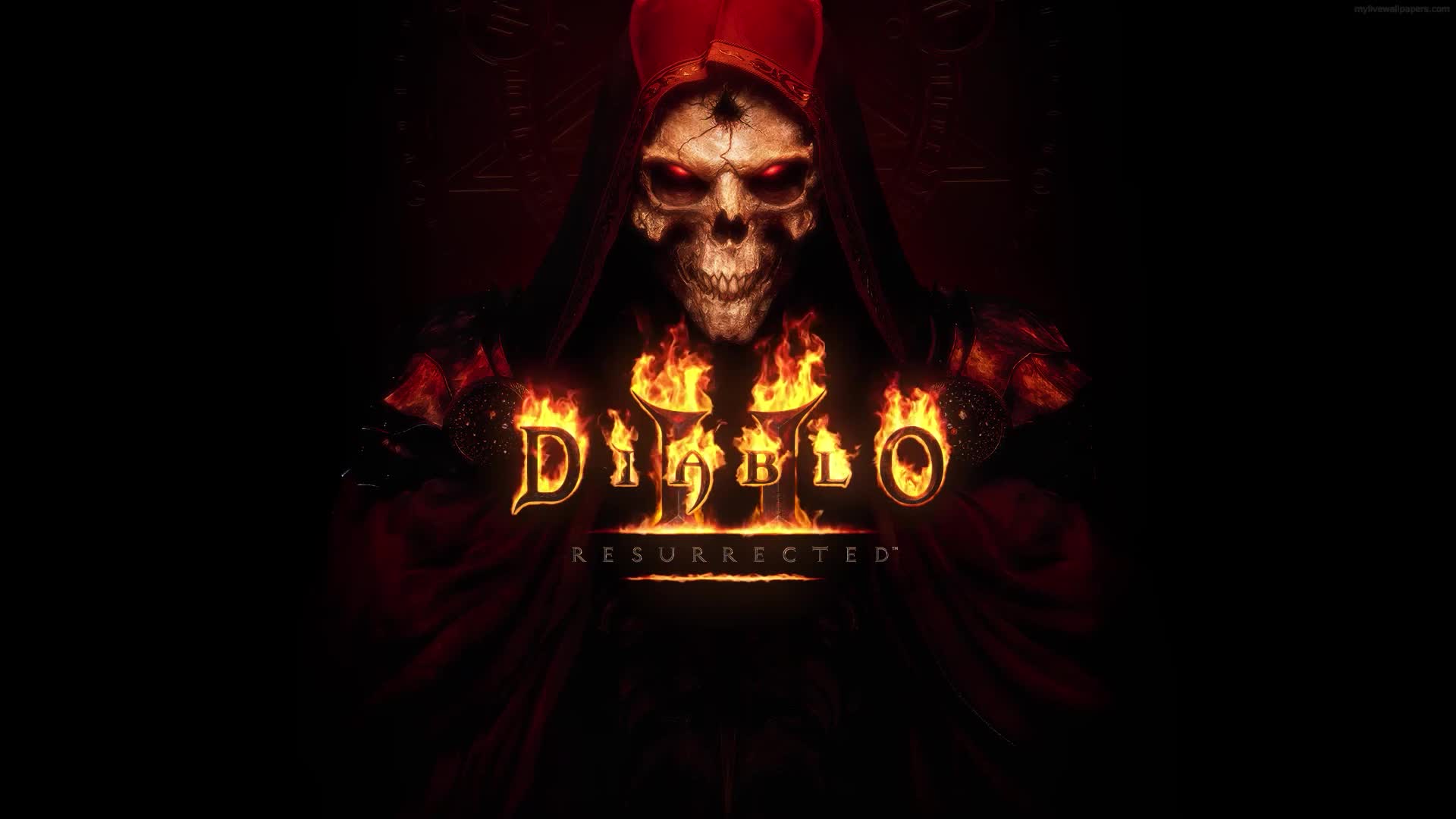 free diablo 2 resurrected game animated wallpaper